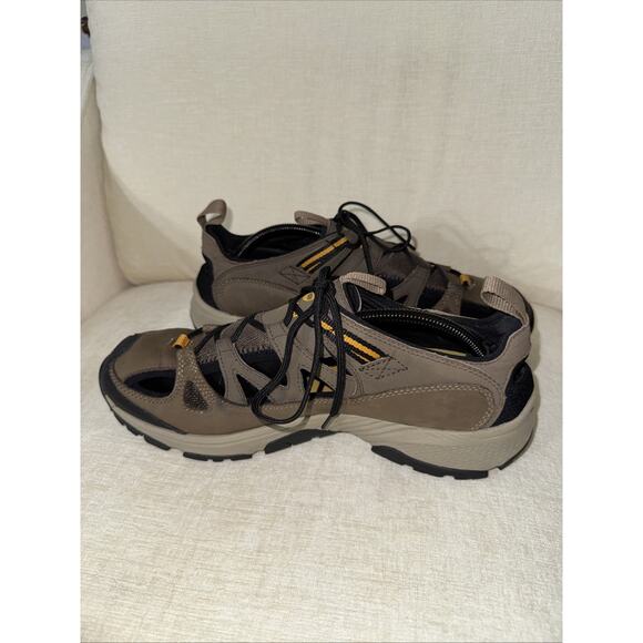 Timberland 8491 Brown Leather Sport Sandals Men’s US 11.5 Outdoor Adjustable EUC main image 10